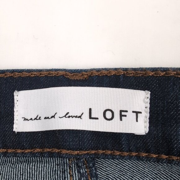 NEW LOFT Women's Modern Skinny Blue Denim Jeans Medium Wash Stretch Comfort, Siz - Picture 4 of 11